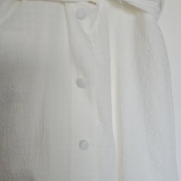 Lulu's Elegant White Wrap Dress - Picture 5 of 5